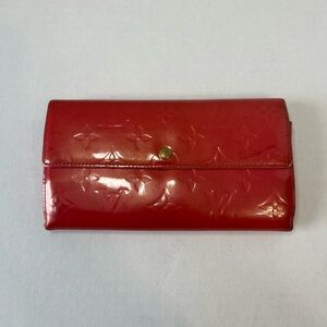 LOUIS VUITTON Vernis Portefeiulle‎ Sarah Wallet